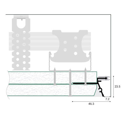 ТЕНЕВОЙ ПРОФИЛЬ KRAAB GIPPS 3-12 