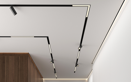 Светильник трековый угловой 29144 Track 25 с механическим  CCT-переключателем, LumFer  